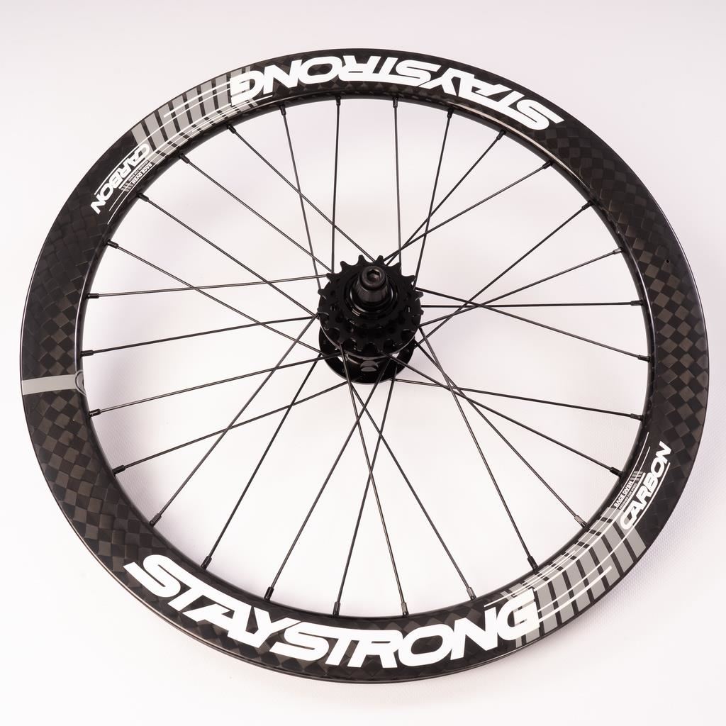 Stay Strong Carbon Race DVSN V3 20" Disc Race Wheelset - Carbon/ 1-3/8"