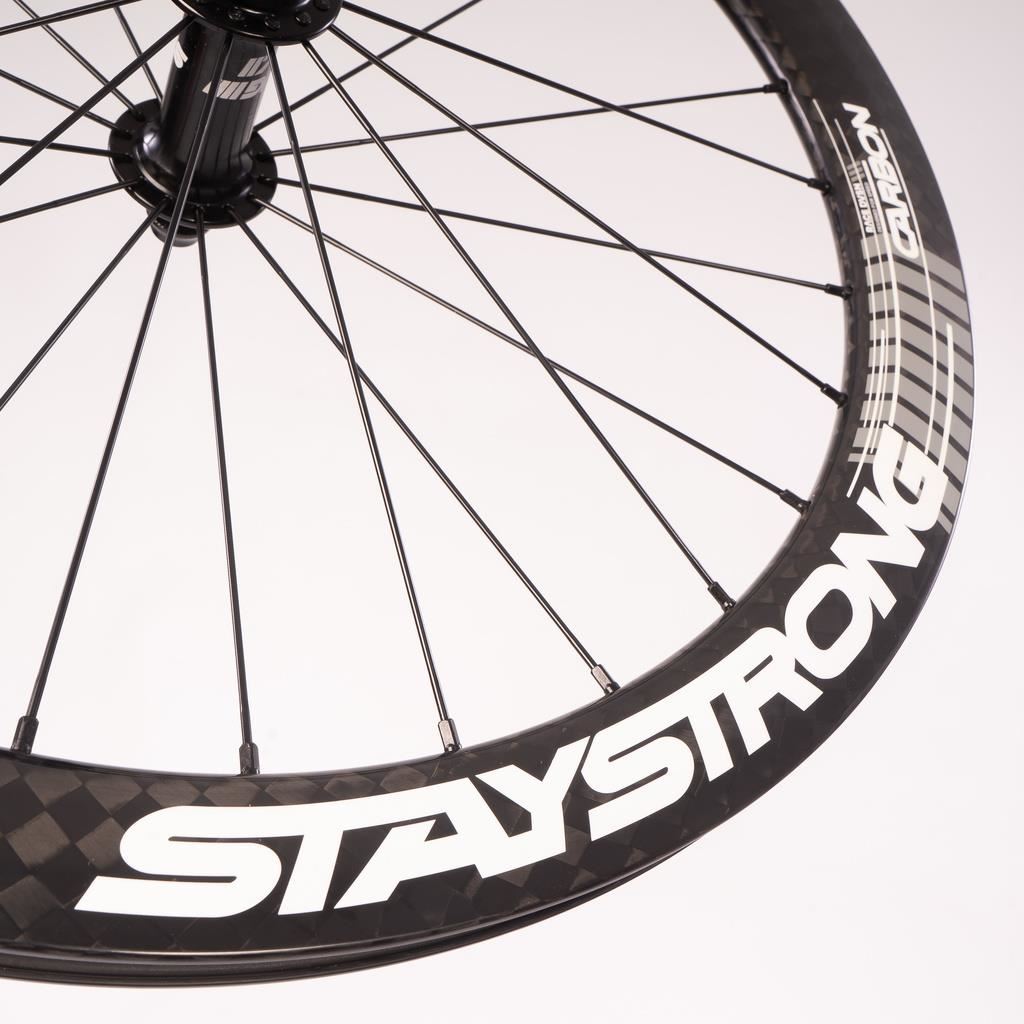 Stay Strong Carbon Race DVSN V3 20" Disc Race Wheelset - Carbon/ 1-3/8"