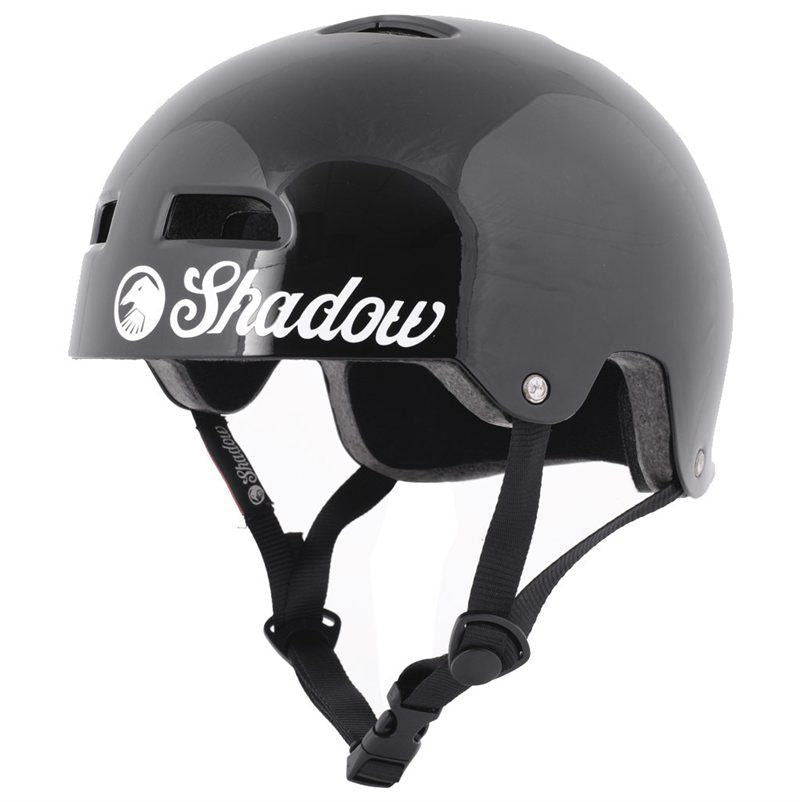 flat black xs small motorcycle helmet Shadow Classic Helmet – Sparky's Brands