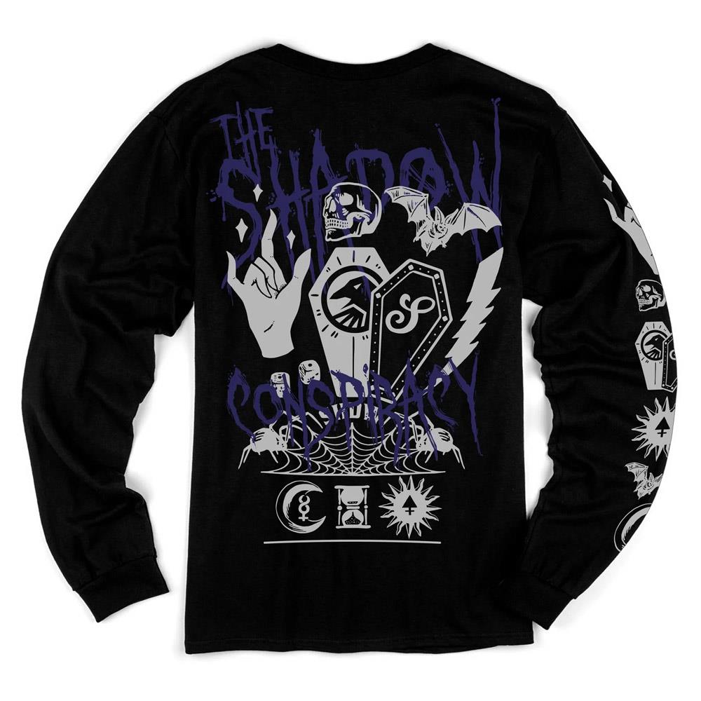 Shadow Invoke Long Sleeve Shirt - Black
