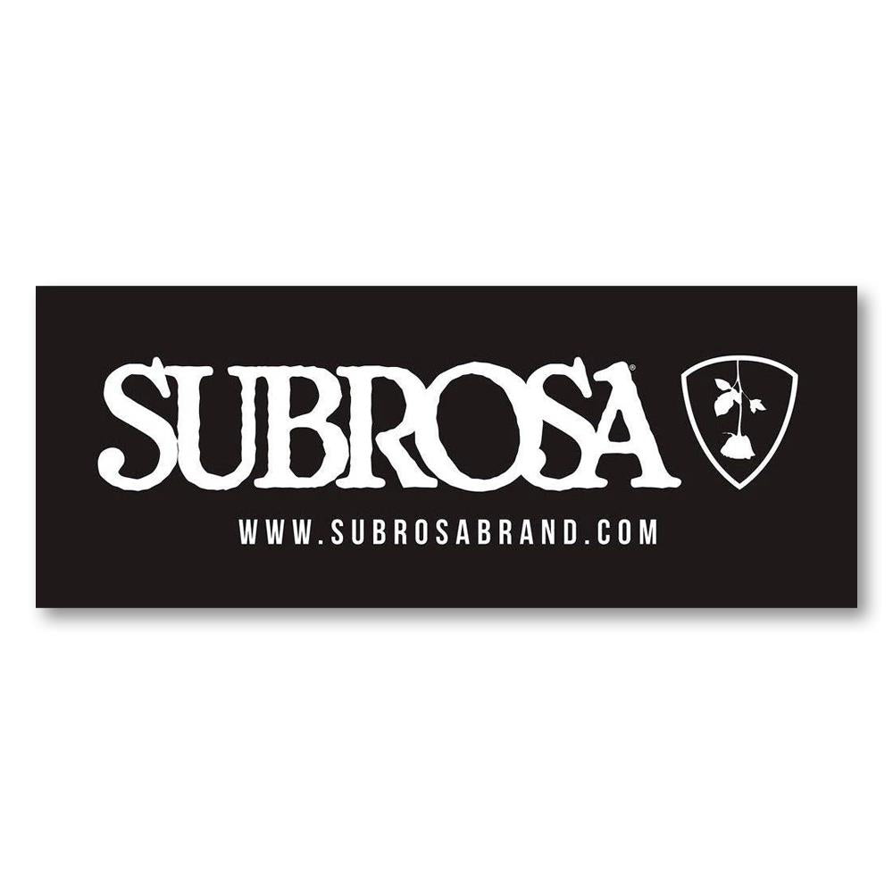 Subrosa Ramp/Dealer Decal - Black