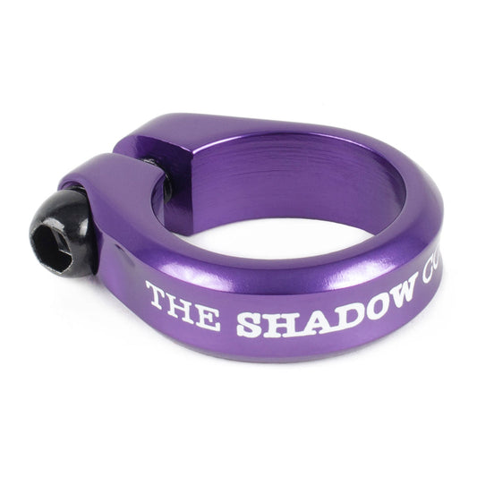 Shadow Alfred Clamp (Skeletor Purple) - Sparkys Brands Sparkys Brands  Clamps, Components, Seat Post Clamps, Seat Posts and Clamps, The Shadow Conspiracy bmx pro quality freestyle bicycle
