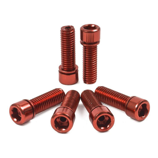 Shadow Hollow Bolts Kit (Pack of 6) (Red)