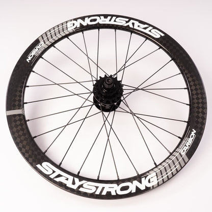 Stay Strong Carbon Race DVSN V3 20" Disc Race Wheelset - Carbon/ 1-3/8"
