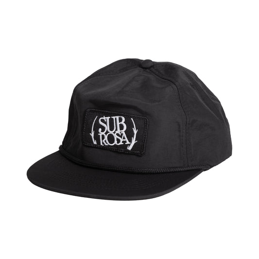 SUBROSA Cropped Crest Hat (Black)