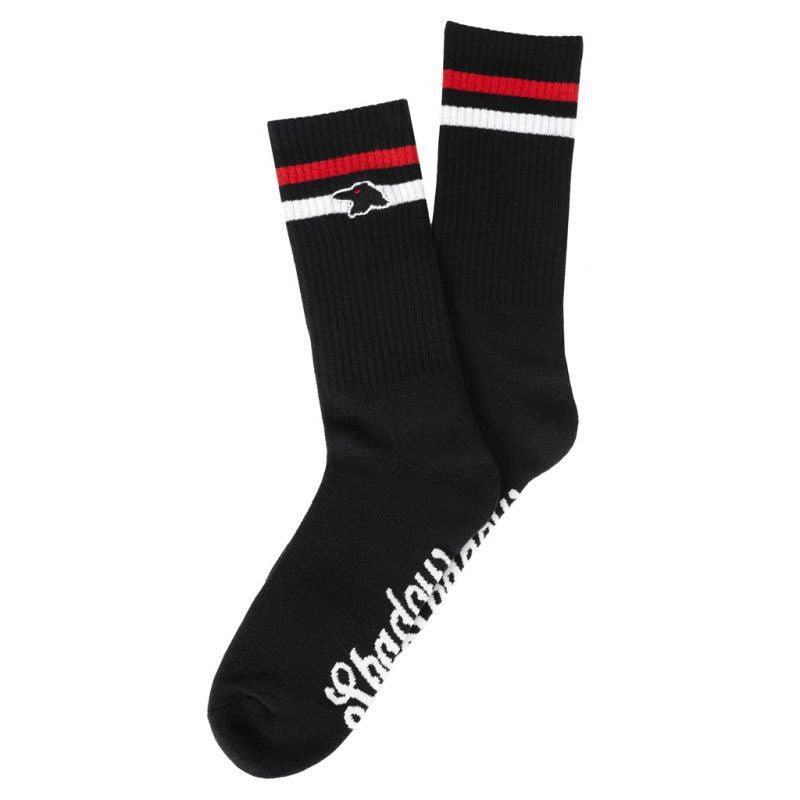 Shadow Finest Crew Socks - Black/Red