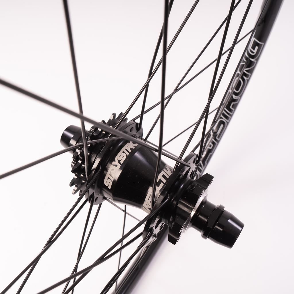 Stay Strong Reactiv 2 20" Disc Race Wheelset- Black/ 1-1/8"