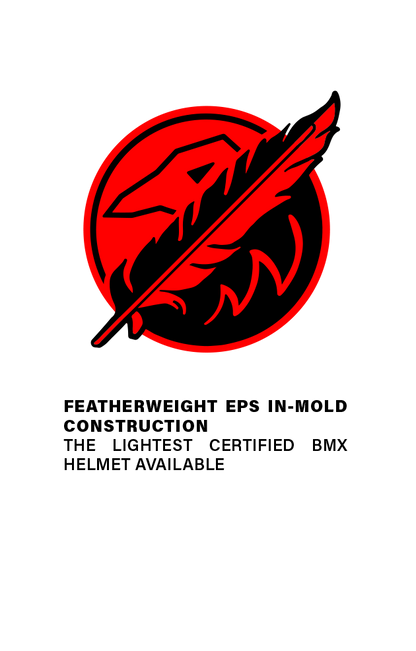 Shadow FeatherWeight In-Mold Big Boy V2 Helmet - Matte Black