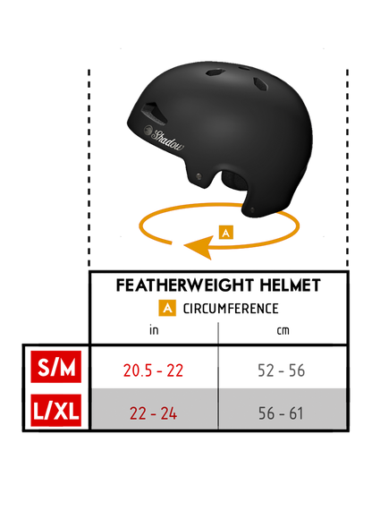 Shadow FeatherWeight In-Mold Matt Ray Helmet - Matte Black