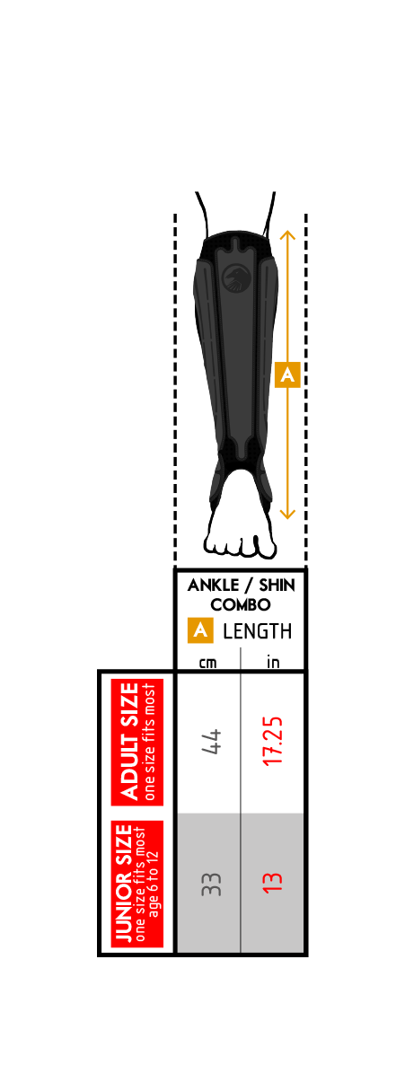 Shadow Invisa-Lite Shin / Ankle Combo