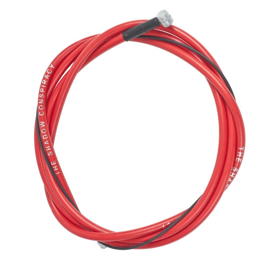 Shadow Linear Brake Cable (Red) - Sparkys Brands Sparkys Brands  Brake Cables, Brakes and Cables, Components, The Shadow Conspiracy bmx pro quality freestyle bicycle