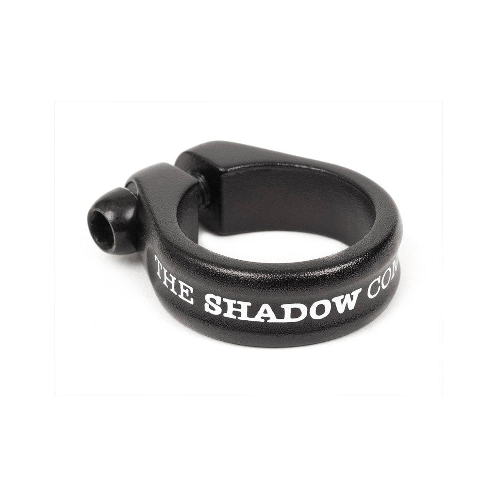 Shadow Alfred Clamp  (Black) - Sparkys Brands Sparkys Brands  Clamps, Components, Seat Post Clamps, Seat Posts and Clamps, The Shadow Conspiracy bmx pro quality freestyle bicycle