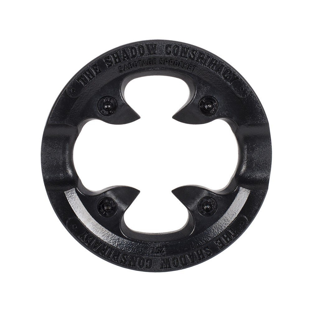 Shadow Sabotage Sprocket Guard (Black) - Sparkys Brands Sparkys Brands  Drive Train, Sprockets, The Shadow Conspiracy bmx pro quality freestyle bicycle