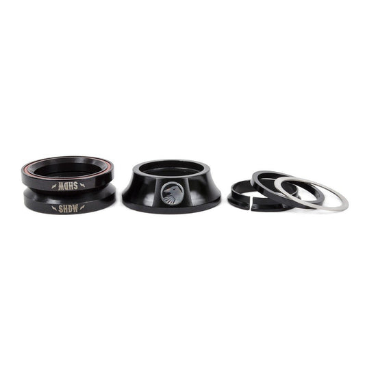 Shadow Stacked Headset  (Black) - Sparkys Brands Sparkys Brands  Components, Headsets, Headsets and Spacers, The Shadow Conspiracy bmx pro quality freestyle bicycle