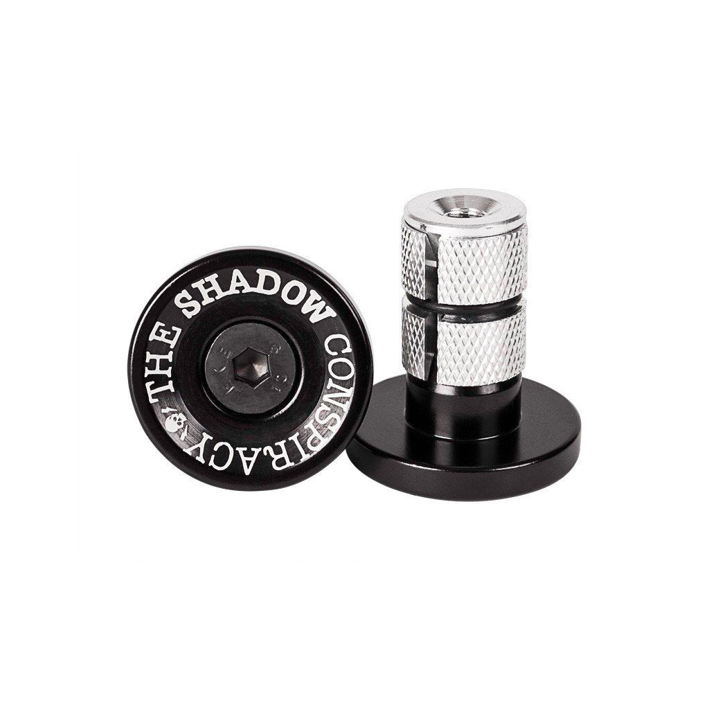 Shadow Deadbolt Bar Ends  (Black) - Sparkys Brands Sparkys Brands  Bar Ends, Components, Grips and Bar Ends, The Shadow Conspiracy bmx pro quality freestyle bicycle