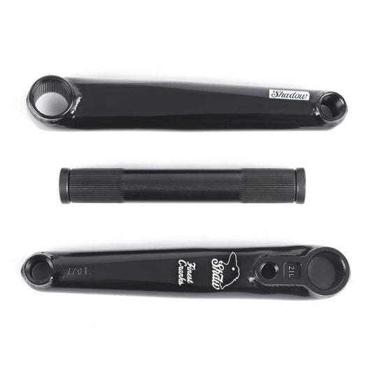 Shadow Finest Cranks (Black) - Sparkys Brands Sparkys Brands  Cranks, Drive Train, The Shadow Conspiracy bmx pro quality freestyle bicycle
