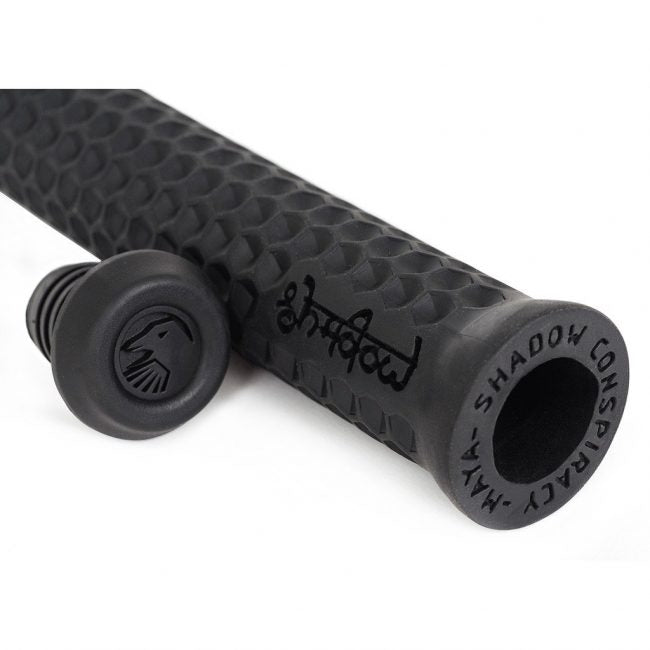 Shadow Maya Grips DCR (Black) - Sparkys Brands Sparkys Brands  Components, Grips, Grips and Bar Ends, The Shadow Conspiracy bmx pro quality freestyle bicycle