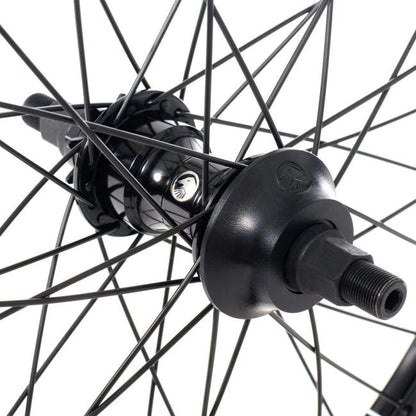 Shadow Symbol Rear Wheel (Black) - Sparkys Brands Sparkys Brands  Cassette Rear Wheel, Complete Wheel, The Shadow Conspiracy, Wheels and Wheel Parts bmx pro quality freestyle bicycle