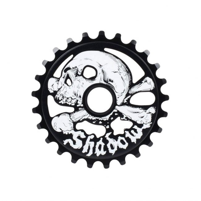 Shadow Cranium Sprocket (Black) - Sparkys Brands Sparkys Brands  Drive Train, Sprockets, The Shadow Conspiracy bmx pro quality freestyle bicycle