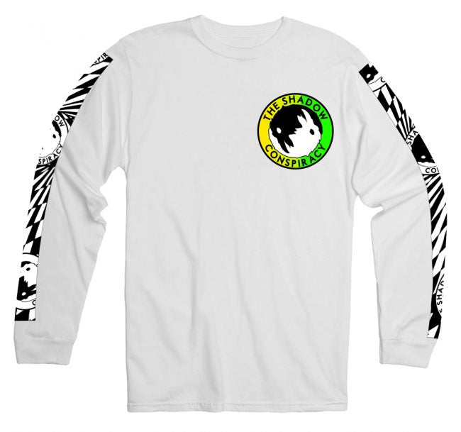 Shadow Sin & Slang Long Sleeve Shirt (White) - Sparkys Brands Sparkys Brands  Apparel, Long Sleeve, Shirts, The Shadow Conspiracy bmx pro quality freestyle bicycle