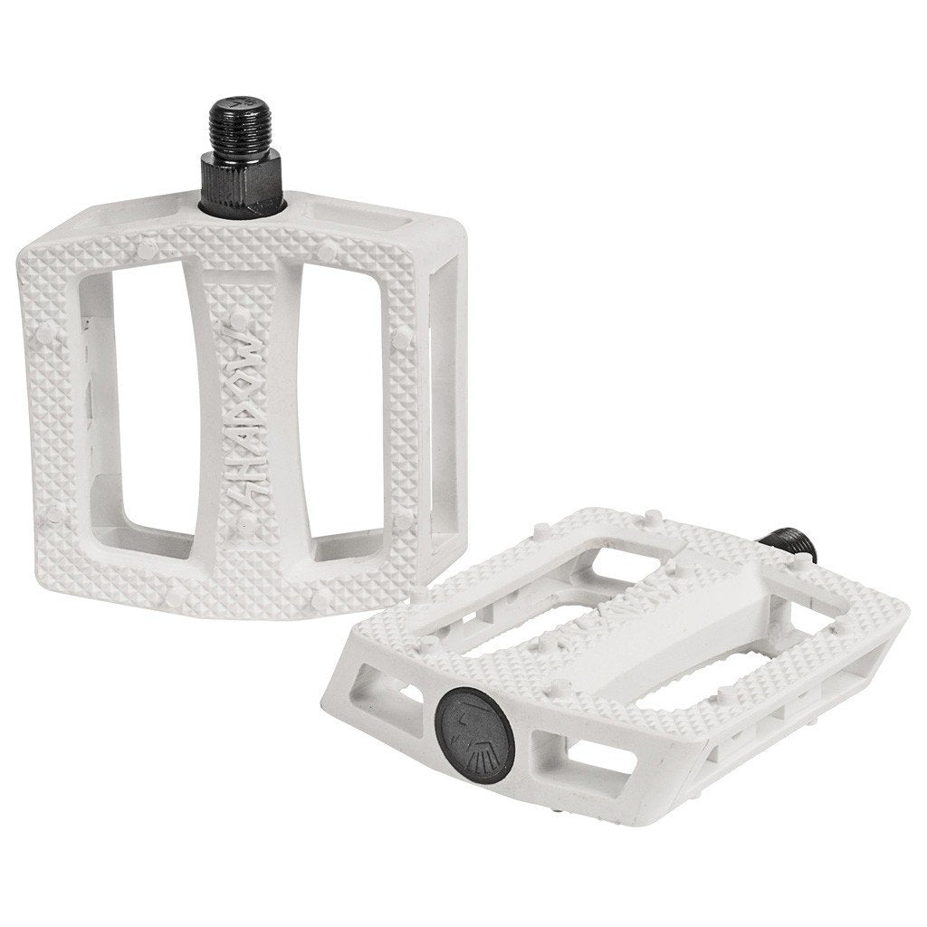 Shadow Ravager Plastic Pedals (White) - Sparkys Brands Sparkys Brands  Components, Pedals, The Shadow Conspiracy bmx pro quality freestyle bicycle