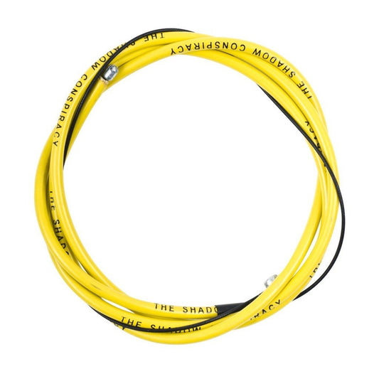 Shadow Linear Brake Cable (Yellow) - Sparkys Brands Sparkys Brands  Brake Cables, Brakes and Cables, Components, The Shadow Conspiracy bmx pro quality freestyle bicycle