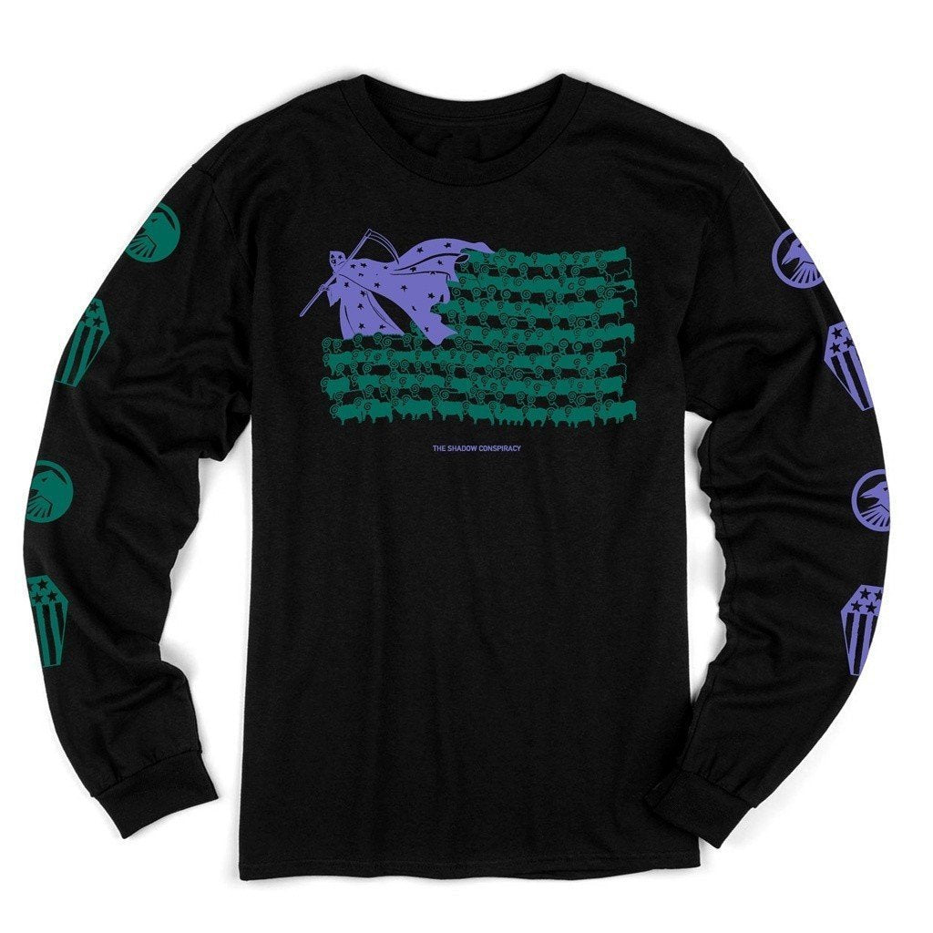 SHADOW BCWYF Long Sleeve Shirt (Black) - Sparkys Brands Sparkys Brands  Apparel, Long Sleeve, Shirts, The Shadow Conspiracy bmx pro quality freestyle bicycle