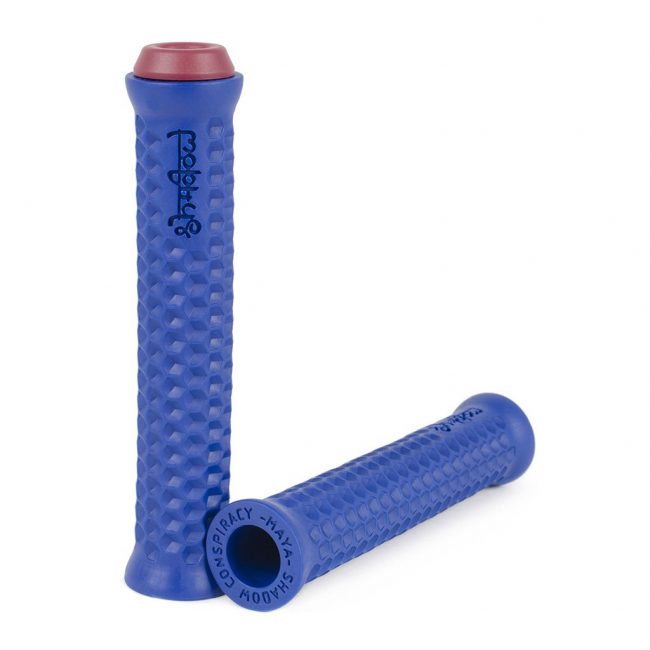 Shadow Maya Grips DCR (Navy) - Sparkys Brands Sparkys Brands  Components, Grips, Grips and Bar Ends, The Shadow Conspiracy bmx pro quality freestyle bicycle