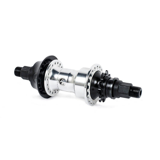 Shadow Symbol Cassette Hub (Raw Polish) - Sparkys Brands Sparkys Brands  Cassette Rear Hub, Hubs, The Shadow Conspiracy, Wheel and Wheel Parts bmx pro quality freestyle bicycle