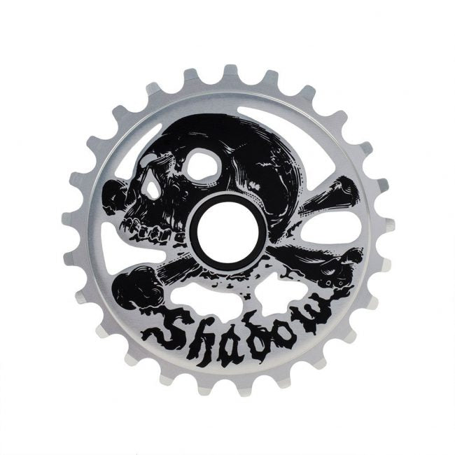 Shadow Cranium Sprocket (Raw Polish) - Sparkys Brands Sparkys Brands  Drive Train, Sprockets, The Shadow Conspiracy bmx pro quality freestyle bicycle