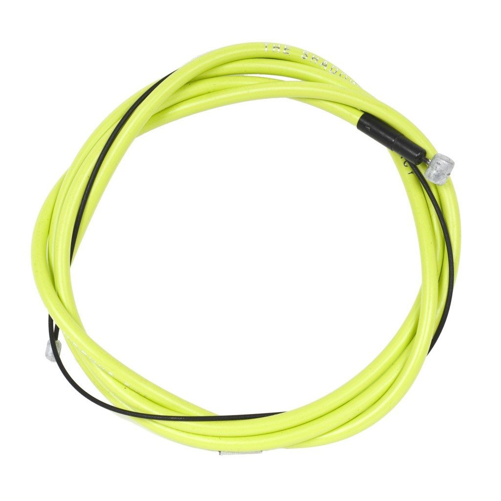 Shadow Linear Brake Cable (Lime) - Sparkys Brands Sparkys Brands  Brake Cables, Brakes and Cables, Components, The Shadow Conspiracy bmx pro quality freestyle bicycle