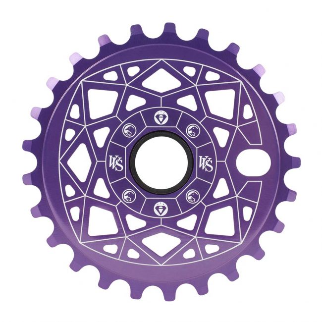 SHADOW VVS Sprocket (Skeletor Purple) - Sparkys Brands Sparkys Brands  Drive Train, Sprockets, The Shadow Conspiracy bmx pro quality freestyle bicycle