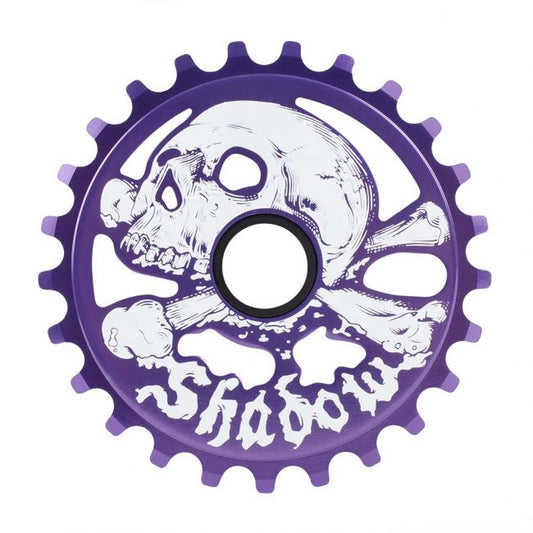 Shadow Cranium Sprocket (Skeletor Purple) - Sparkys Brands Sparkys Brands  Drive Train, Sprockets, The Shadow Conspiracy bmx pro quality freestyle bicycle