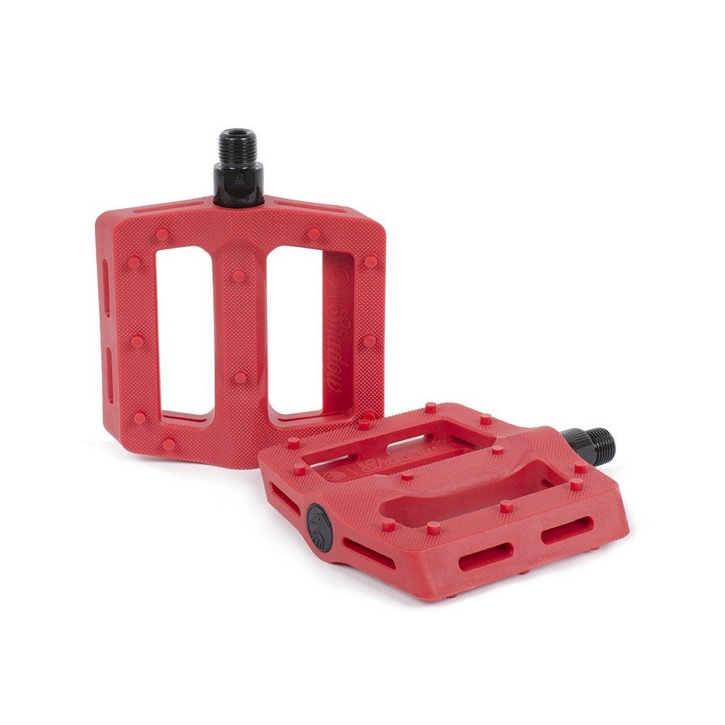 Shadow Surface Plastic Pedal (Red) - Sparkys Brands Sparkys Brands  Components, Pedals, The Shadow Conspiracy bmx pro quality freestyle bicycle