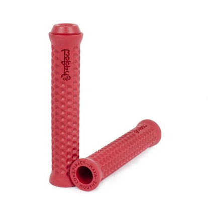 Shadow Maya Grips DCR (Red) - Sparkys Brands Sparkys Brands  Components, Grips, Grips and Bar Ends, The Shadow Conspiracy bmx pro quality freestyle bicycle