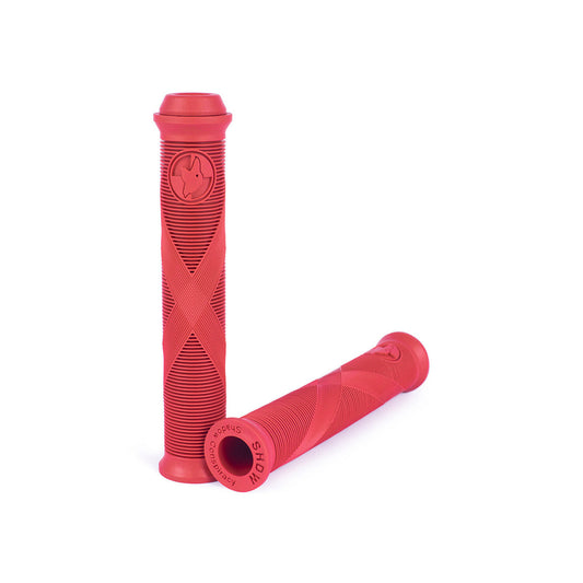 Shadow Spicy Grip (Crimson Red) - Sparkys Brands Sparkys Brands  Components, Grips, Grips and Bar Ends, The Shadow Conspiracy bmx pro quality freestyle bicycle
