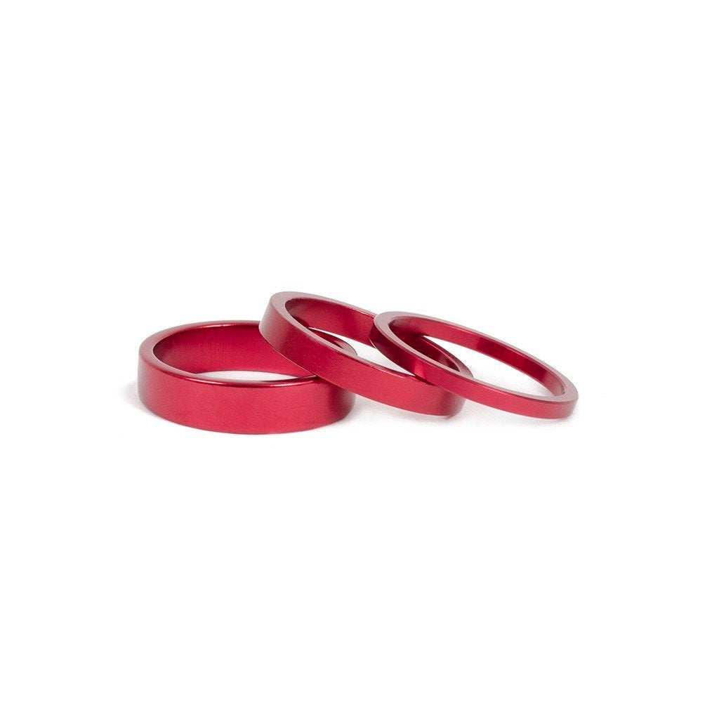 RANT Stack 'Em Spacers (Red) - Sparkys Brands Sparkys Brands  Components, Headset Spacers, Headsets and Spacers, Rant Bmx bmx pro quality freestyle bicycle