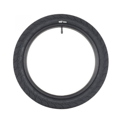 RANT Squad Tire 18" x 2.3" (Black) - Sparkys Brands Sparkys Brands  Components, Rant Bmx, Tires, Tires and Tubes, Youth bmx pro quality freestyle bicycle