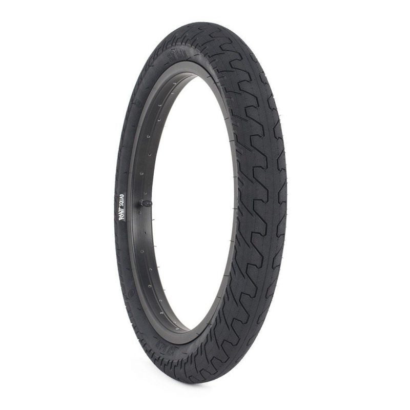 RANT Squad Tire 18" x 2.3" (Black) - Sparkys Brands Sparkys Brands  Components, Rant Bmx, Tires, Tires and Tubes, Youth bmx pro quality freestyle bicycle