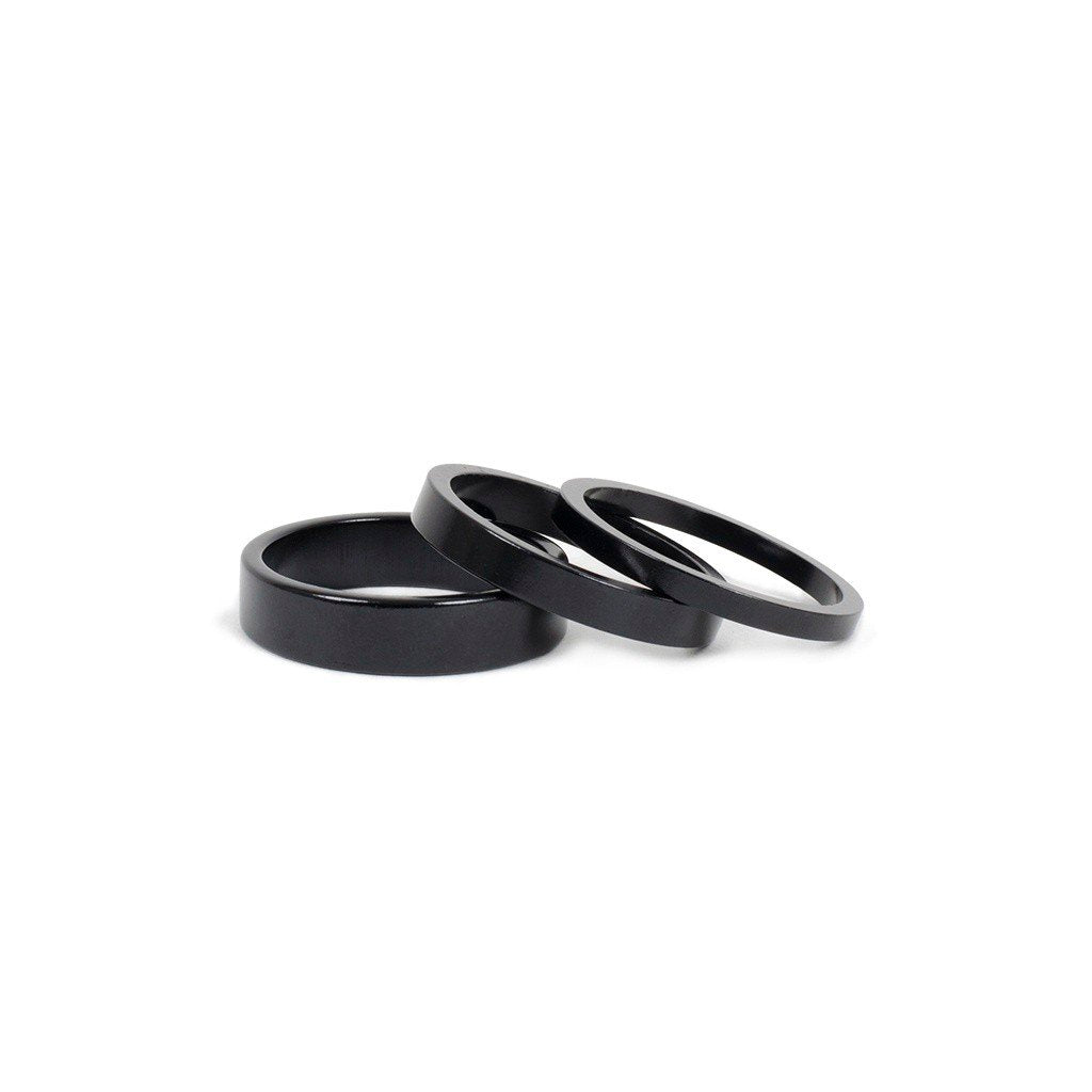 RANT Stack 'Em Spacers (Black) - Sparkys Brands Sparkys Brands  Components, Headset Spacers, Headsets and Spacers, Rant Bmx bmx pro quality freestyle bicycle