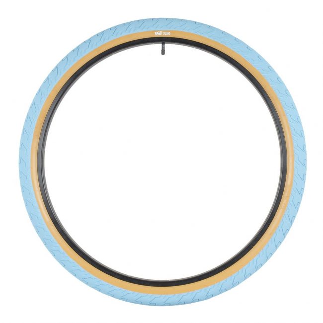 Rant Squad Tire 29" (Sky Blue w/ Tan Wall) - Sparkys Brands Sparkys Brands  Components, Rant Bmx, Tires, Tires and Tubes bmx pro quality freestyle bicycle