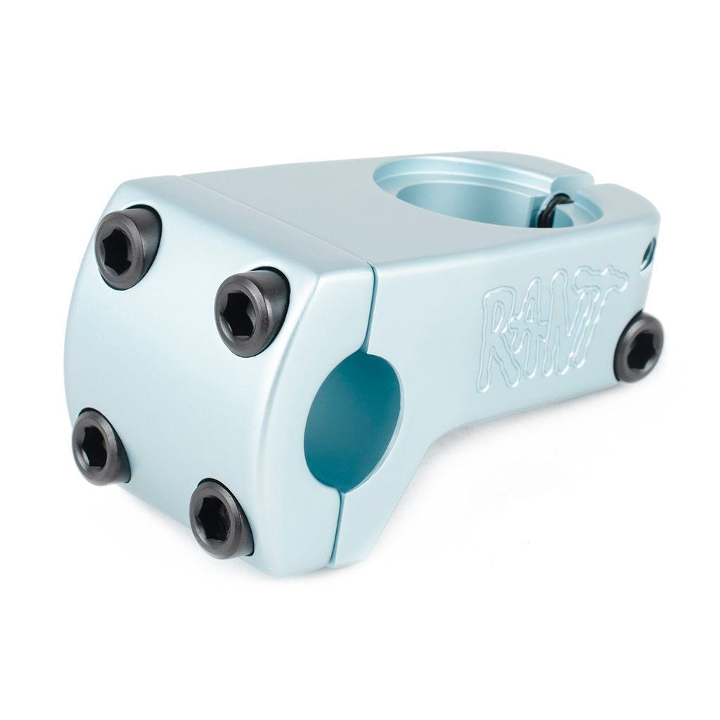RANT Trill Front Load Stem (Sky Blue) - Sparkys Brands Sparkys Brands  Components, Rant Bmx, Stems bmx pro quality freestyle bicycle
