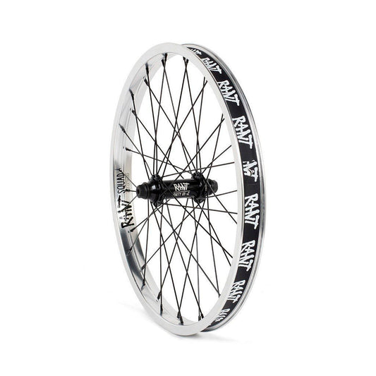 RANT Party On V2 Front Wheel (Silver) - Sparkys Brands Sparkys Brands  Complete Wheel, Front Wheel, Rant Bmx, Rant Complete Wheels, Wheels and Wheel Parts bmx pro quality freestyle bicycle