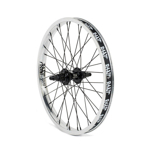 RANT Party On V2 Rear Cassette Wheel (Silver) - Sparkys Brands Sparkys Brands  Cassette Rear Wheel, Complete Wheel, Rant Bmx, Rant Complete Wheels, Wheels and Wheel Parts bmx pro quality freestyle bicycle