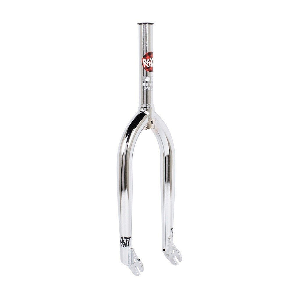 RANT Twin Peaks Forks (Gloss Chrome) - Sparkys Brands Sparkys Brands  Forks, Forks and Bars, Rant Bmx bmx pro quality freestyle bicycle