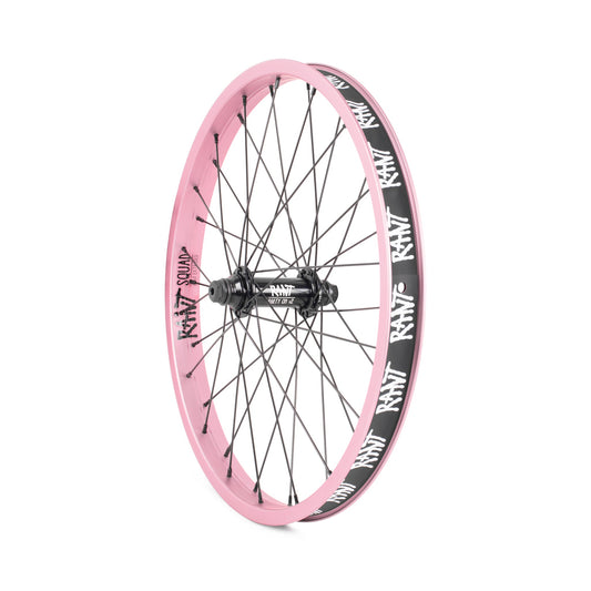 RANT Party On V2 Front Wheel (Pepto Pink) - Sparkys Brands Sparkys Brands  Complete Wheel, Front Wheel, Rant Bmx, Rant Complete Wheels, Wheels and Wheel Parts bmx pro quality freestyle bicycle