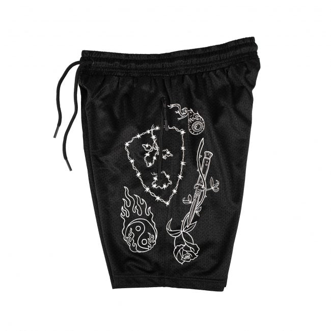SUBROSA Yung Rose Shorts (Black) - Sparkys Brands Sparkys Brands  Apparel, Shorts, Subrosa Brand bmx pro quality freestyle bicycle
