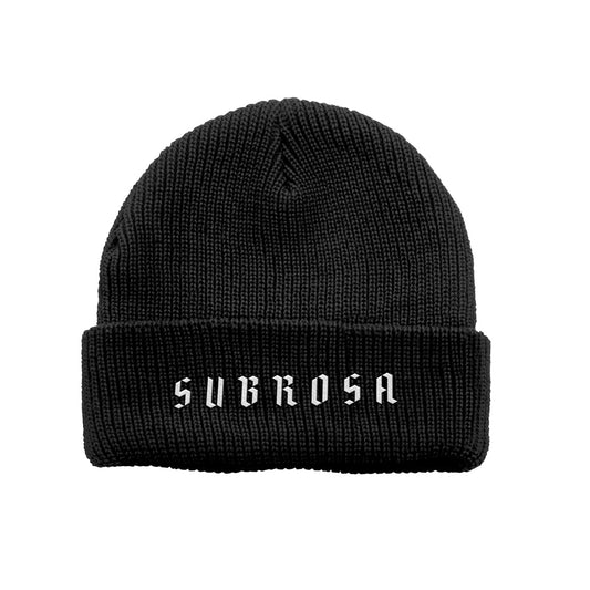 SUBROSA Stout Beanie (Black) - Sparkys Brands Sparkys Brands  Apparel, Beanies, Subrosa Brand bmx pro quality freestyle bicycle