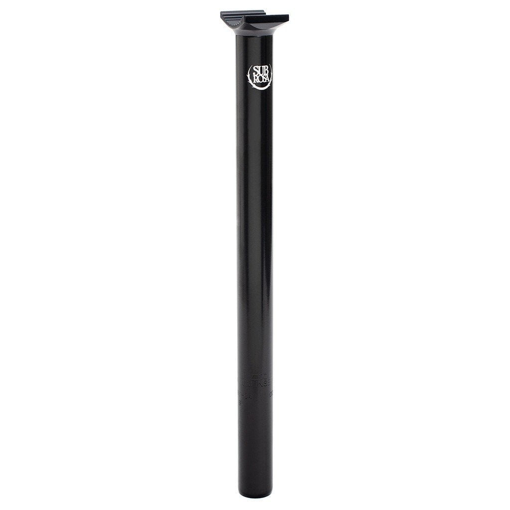 Subrosa Pivotal Seat Post 27.2 x 350mm (Black) - Sparkys Brands Sparkys Brands  Components, Seat Posts, Seat Posts and Clamps, Subrosa Brand bmx pro quality freestyle bicycle