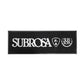 Subrosa Logo Floor Mat Black 5" x 1.7" - Sparkys Brands Sparkys Brands  Floor Mats, Merch, Subrosa Brand bmx pro quality freestyle bicycle